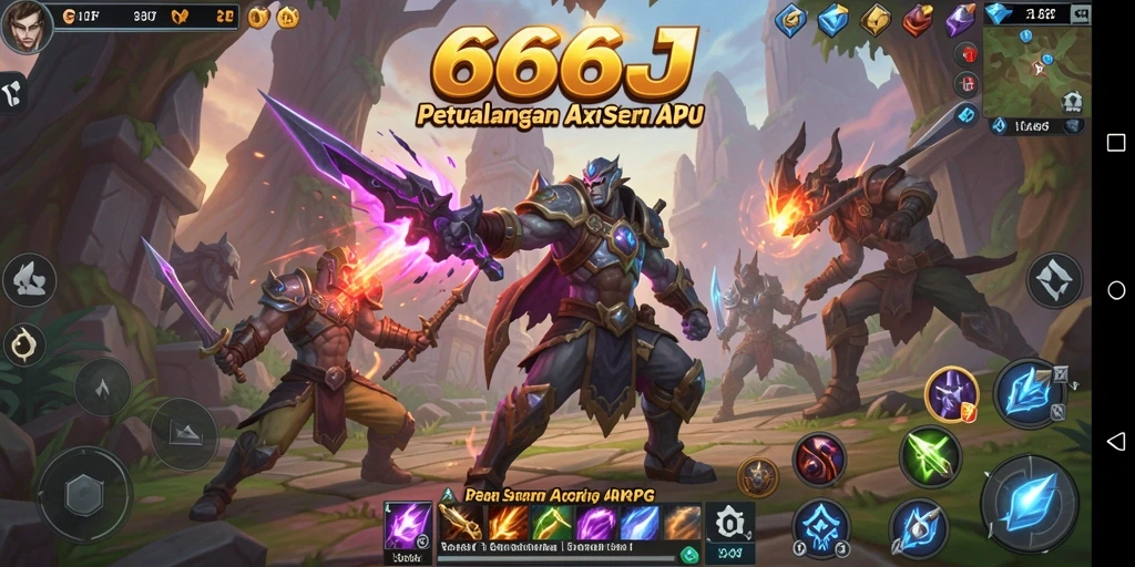 Gameplay ARPG yang seru dengan berbagai tantangan.