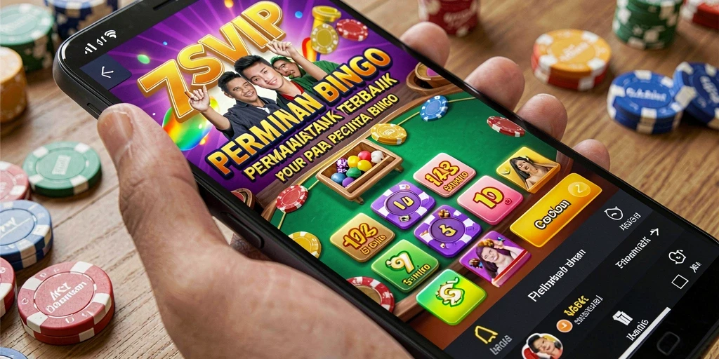Screenshot gameplay 7SVIP dengan tampilan papan Bingo yang menegangkan.