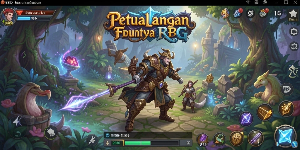 Tangkapan layar gameplay 88ID menampilkan pertempuran epik dan eksplorasi dunia yang luas.