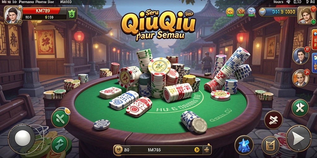 Screenshot gameplay QiuQiu yang seru dan menantang.