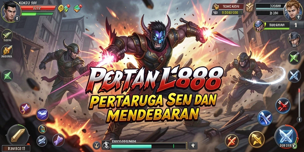 Tampilan menarik dari karakter dalam pertarungan KOKO288.