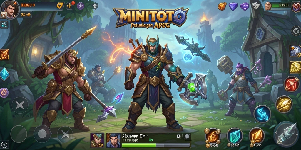 Tangkapan layar gameplay <strong>MINITOTO</strong> memperlihatkan aksi seru dalam pertempuran.