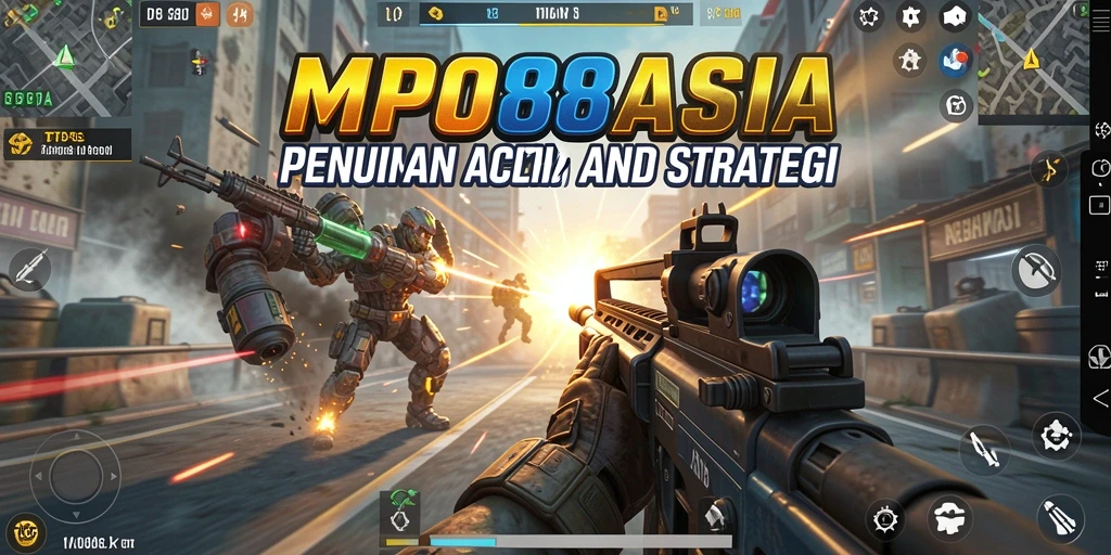 Tampilan gameplay MPO88ASIA yang menegangkan dalam pertempuran TPS.