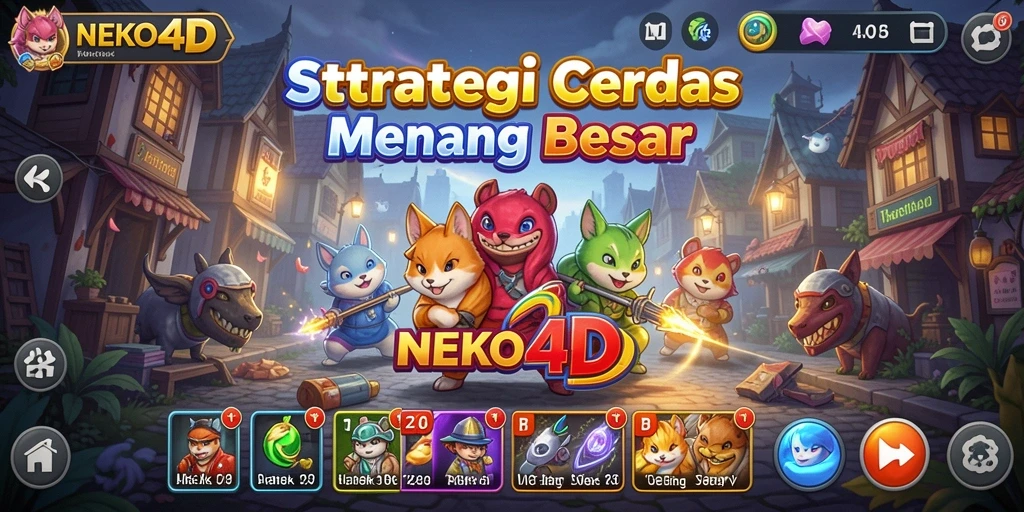 Tampilan menarik dari gameplay strategi NEKO4D yang mengasyikkan.