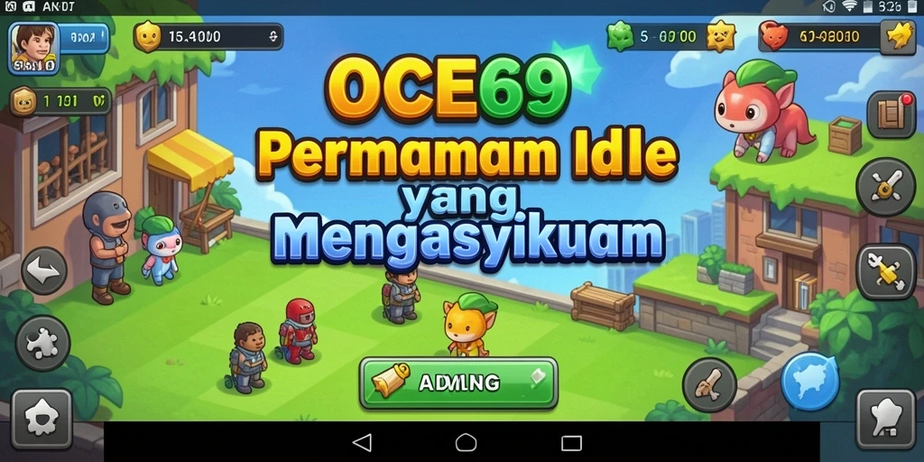 Tampilan gameplay OCE69 yang menarik dan interaktif dalam genre Idle.