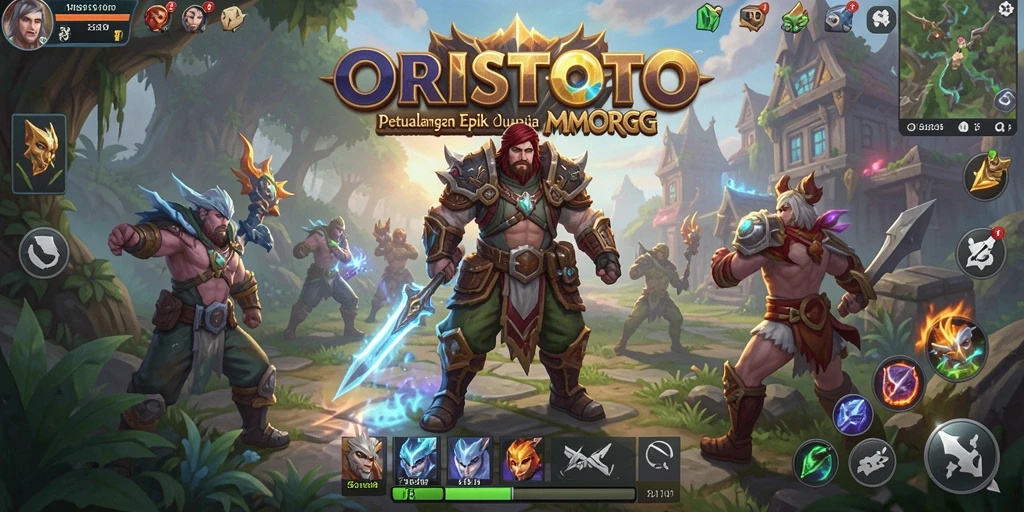 Menampilkan aksi seru dalam gameplay <strong>ORISTOTO</strong> yang menantang.