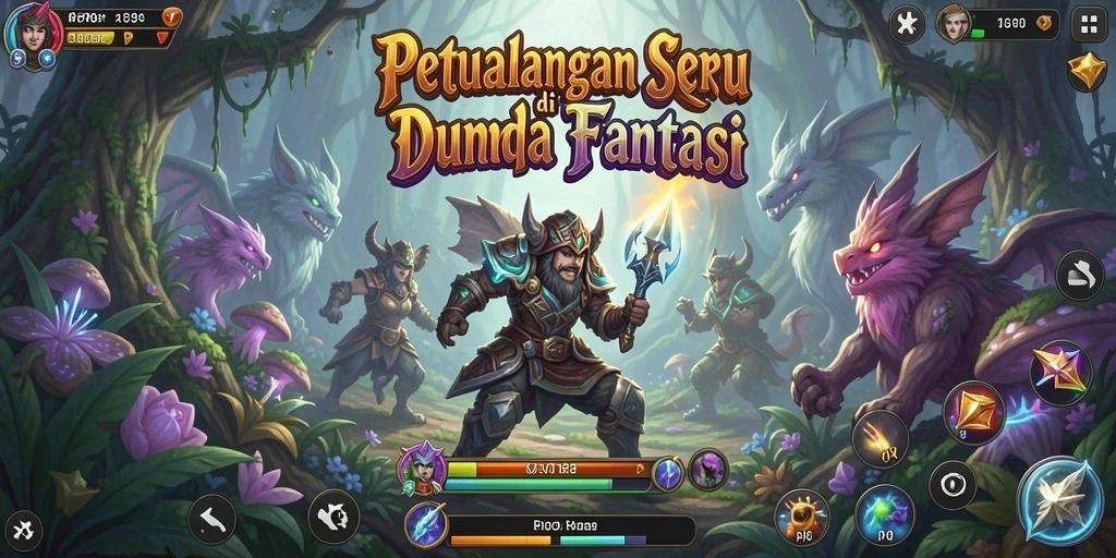 Screenshot gameplay <strong>RP8</strong> menampilkan aksi petualangan yang mendebarkan.