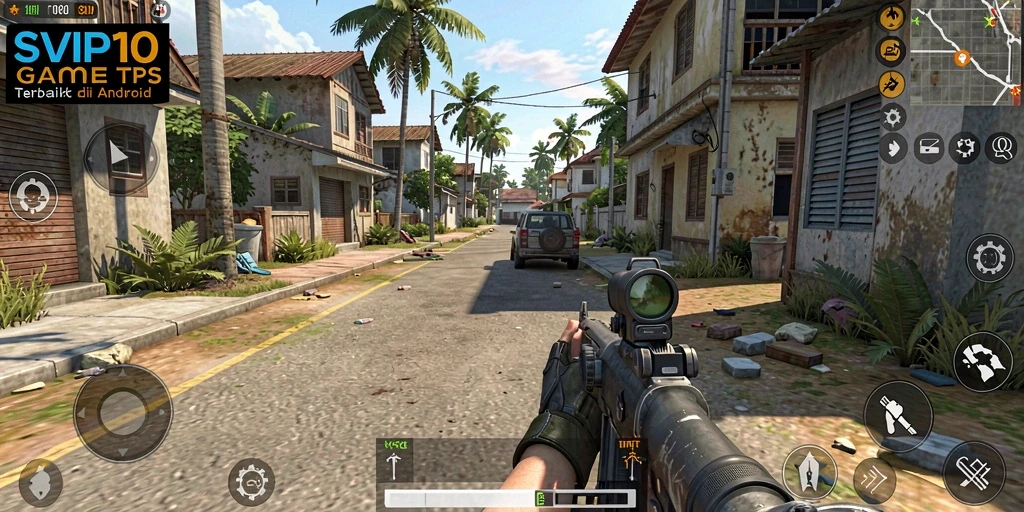 Tangkapan layar gameplay menarik dari SVIP10 yang menunjukkan aksi tembak-menembak sengit.