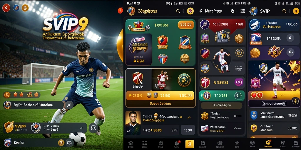 Tampilan gameplay menarik dari aplikasi Sportsbook SVIP9.