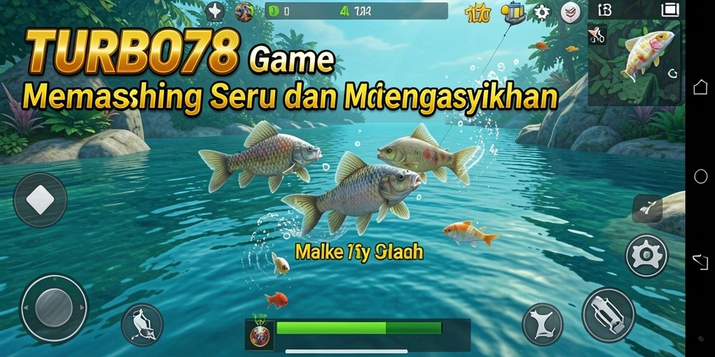 Gameplay menarik dari TURBO78 saat memancing dengan teman.