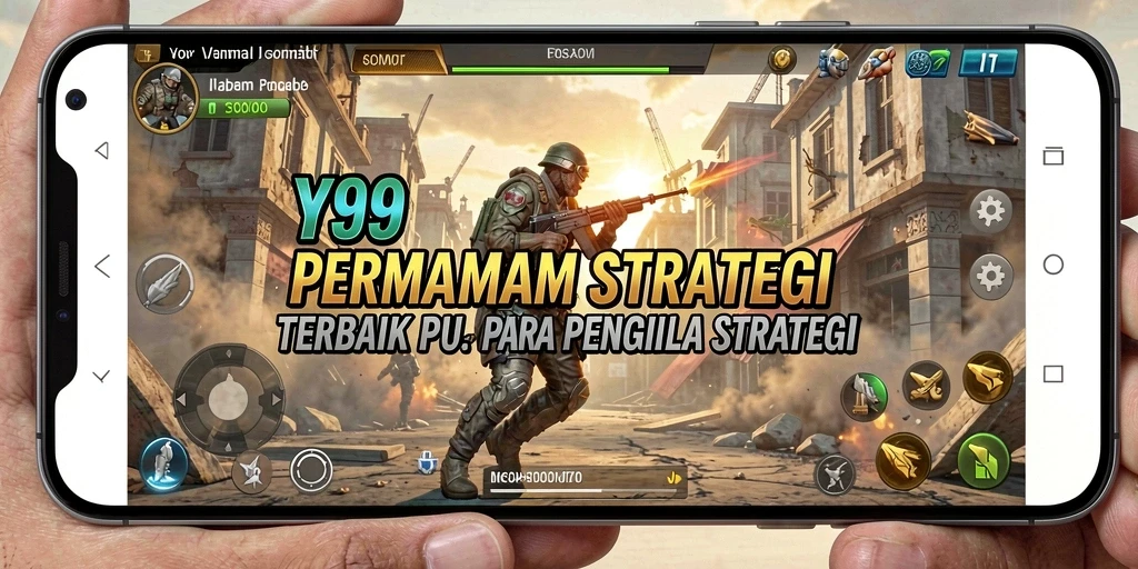 Screenshot gameplay Y89 menampilkan strategi mendalam dalam bertempur.